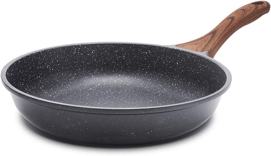 SENSARTE Nonstick Sauce Pan with Lid, 1.5QT Small Pot with Swiss Granite Coating, Stay-cool Handle, Multipurpose Handy Small Saucepan, Induction Capable, PFOA Free